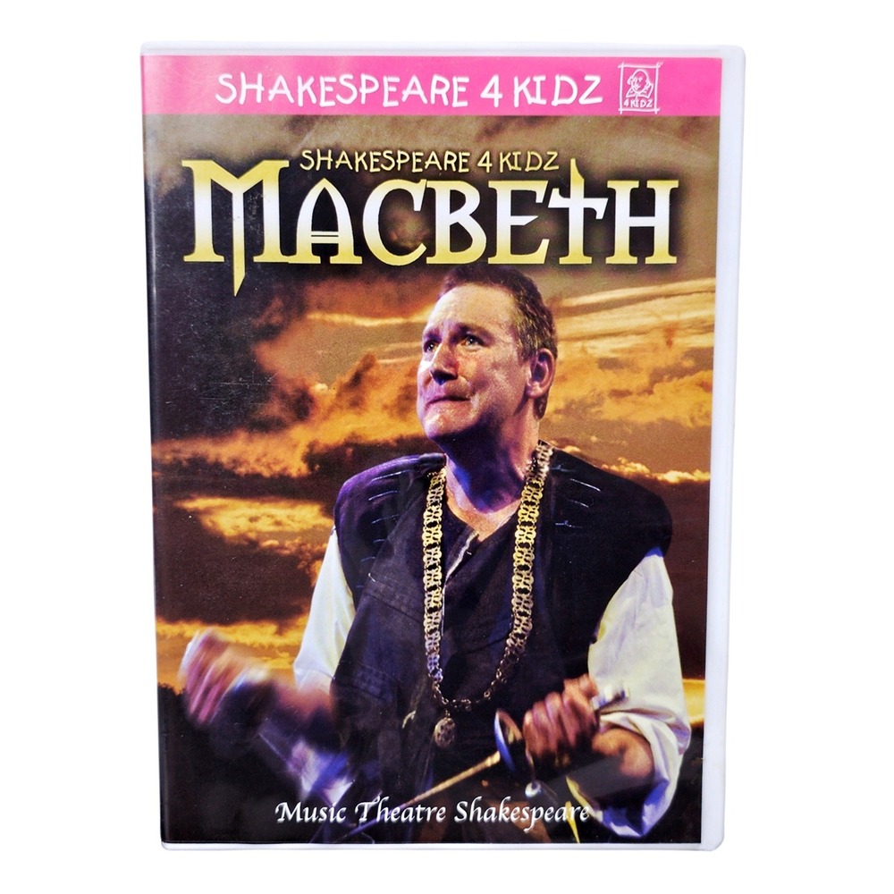 Shakespeare 4‎ Kidz Macbeth DVD Musical Adaptation Educational Theatre 2004